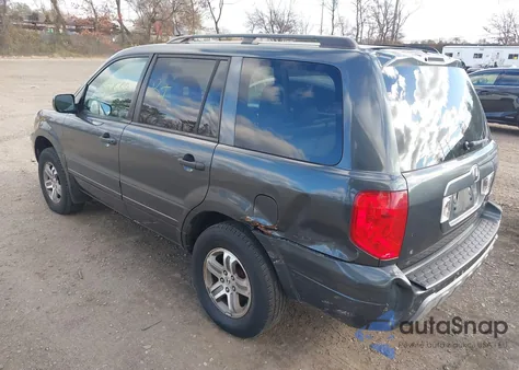 2004 Honda Pilot Ex-L from USA, damaged, VIN 2HKYF18504H597764
